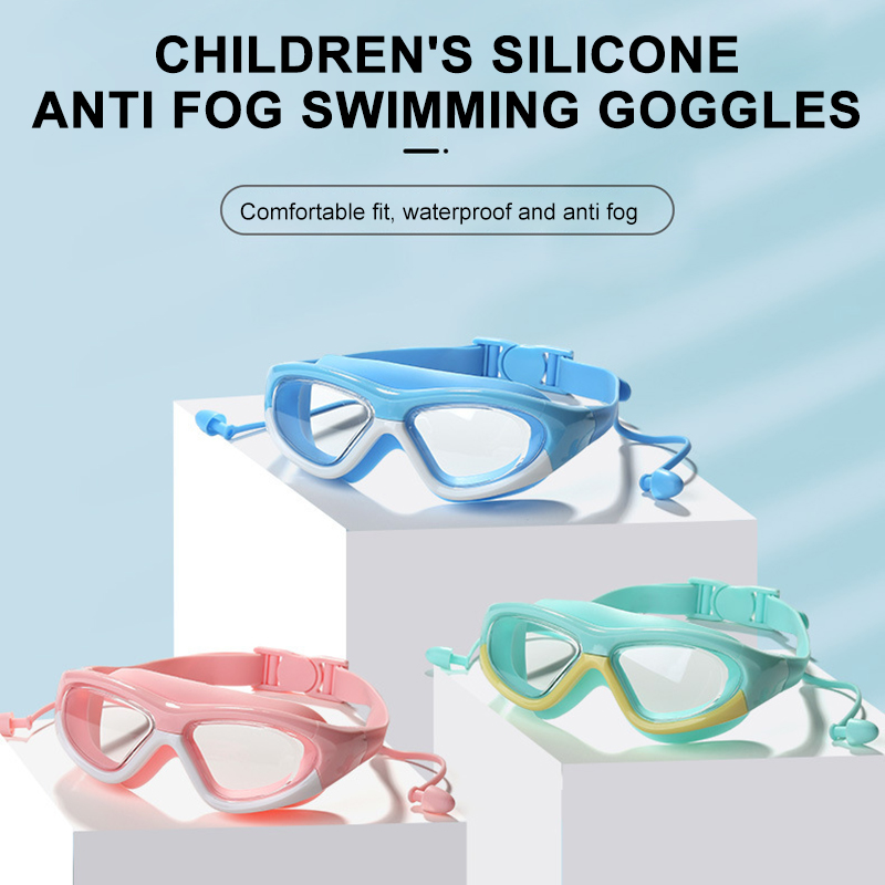 Swimming Goggles Anti Fog - New Children Waterproof Adjustable BDiving Silicone