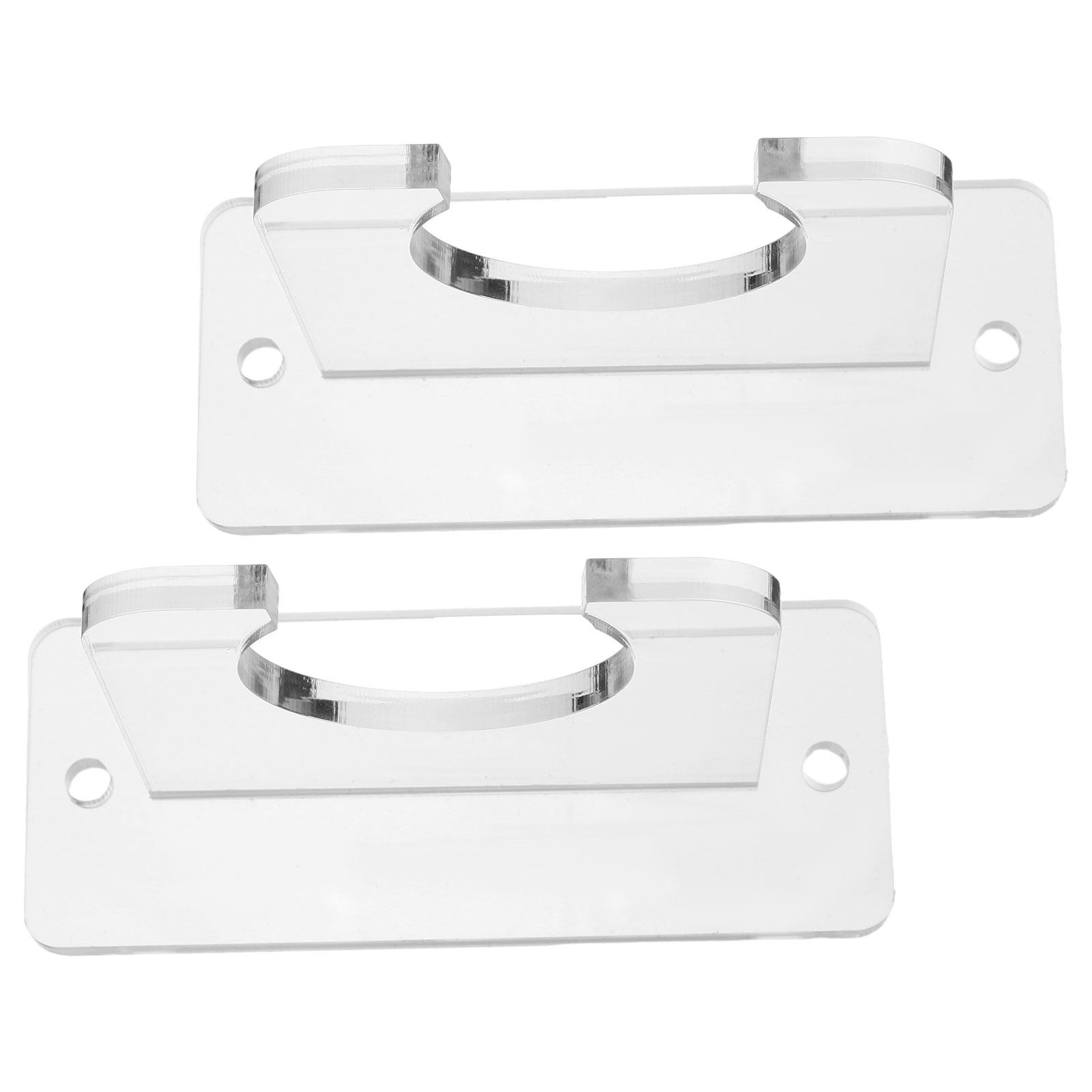 Sports Equipment Rack - 2Pcs Ping Pong Paddle Holder Transparent