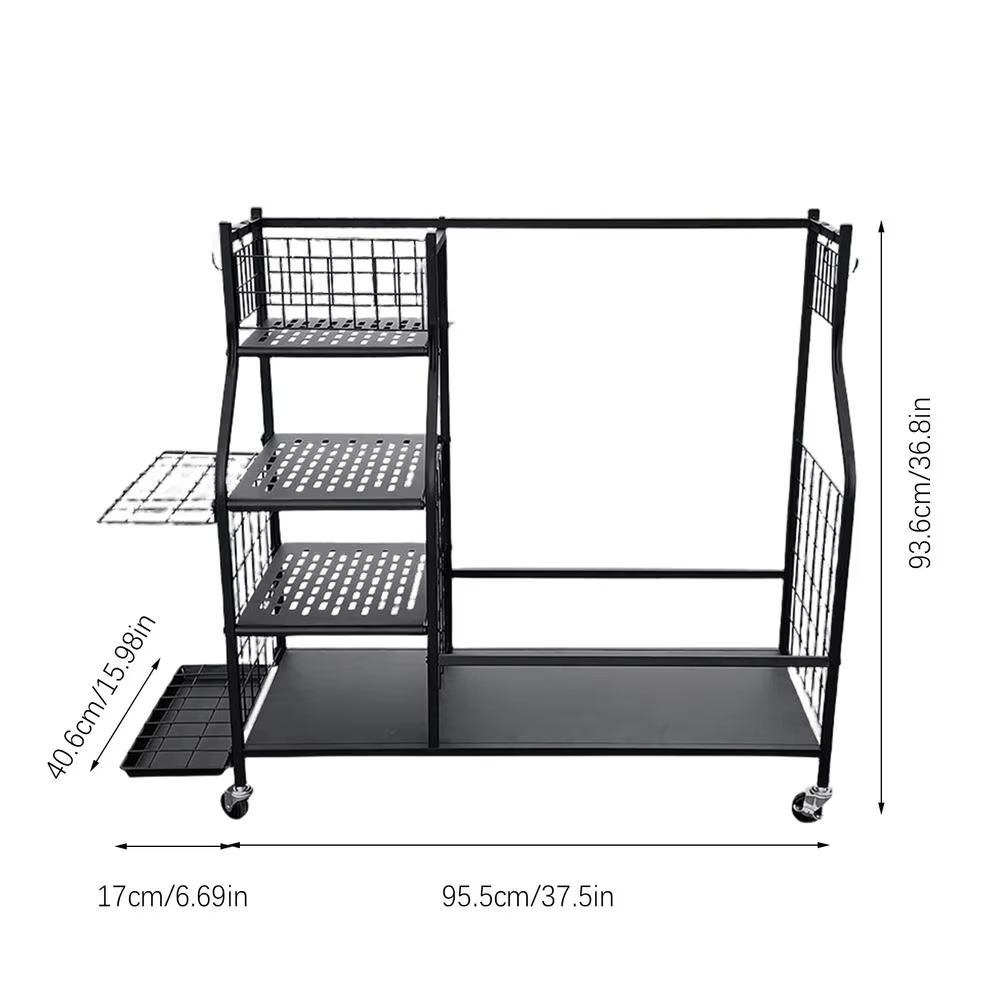 Golf Bag Storage Garage Organi - Sports Equipment Rack recension och pris