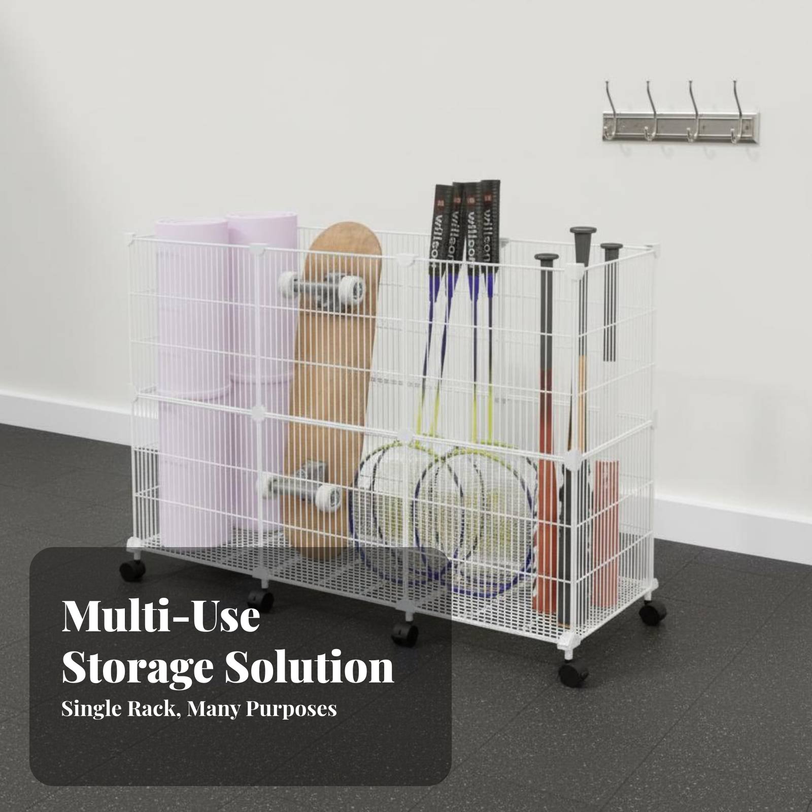 Sports Equipment Storage Cart  - Sports Equipment Rack recension och pris