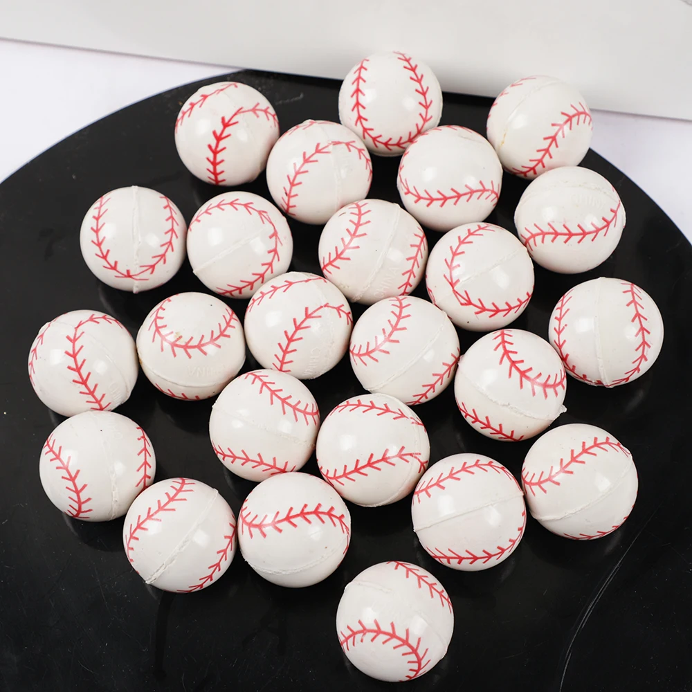 10Pcs 29mm Baseball Bouncy Bal - Sports Equipment For Schools recension och pris