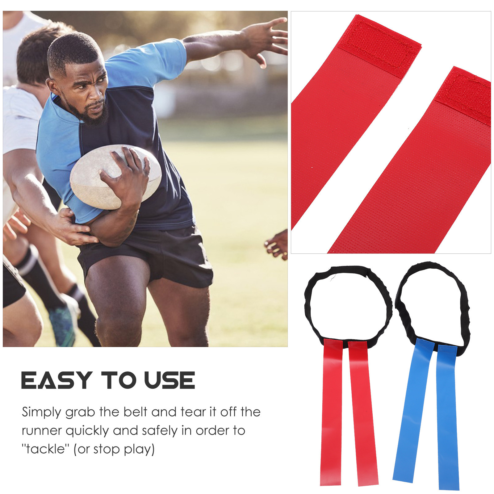 2Sets Kids Football Flag Belts - Sports Equipment Game recension och pris