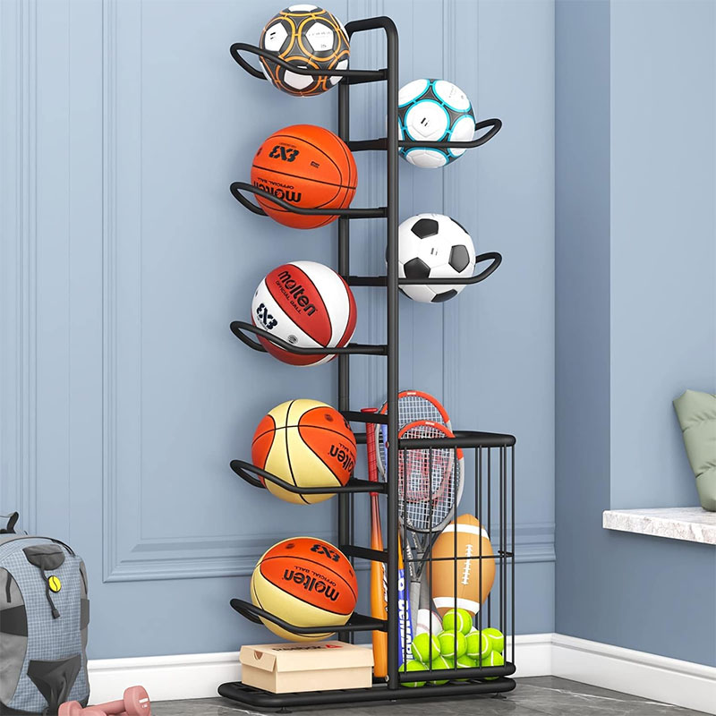 Sports Ball Storage Rack Baske - Sports Equipment Rack recension och pris