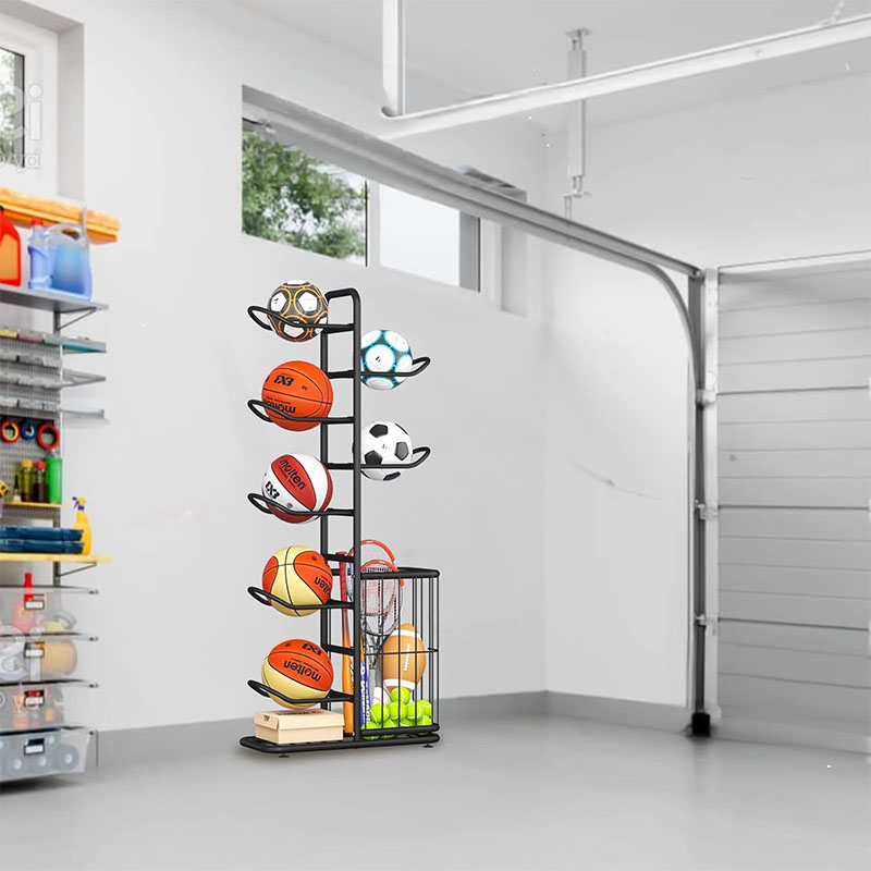 Sports Ball Storage Rack Baske - Sports Equipment Rack recension och pris