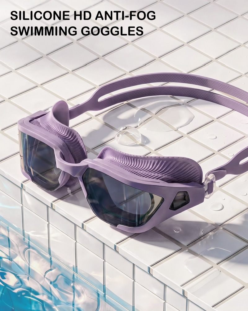 NEW HD Anti Fog Swimming Goggl - Swim Cap Silicone recension och pris